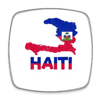 Haïti HaïtiEn Haïti Drapeau Fier Pays I Cadeau - Magnet carré - blanc - Devant