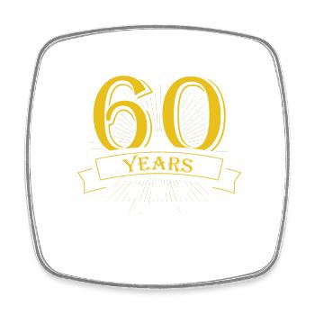 It Took Me 60 Years To Look This Good - Viereckiger Kühlschrankmagnet - Weiß - Vorne