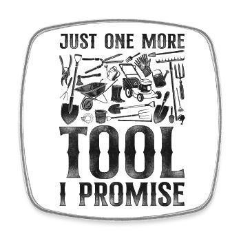 Landscaper Landscaping Landscape - Square fridge magnet - white - Front