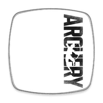 Arc Archer Archer Vintage Archer - Magnet carré - blanc - Devant