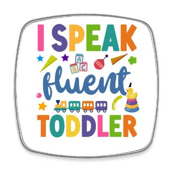 Childcare Daycare Provider Teacher - Square fridge magnet - white - Front