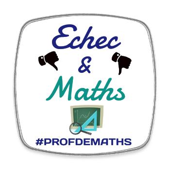 Idée cadeau prof de maths - Magnet carré - blanc - Devant