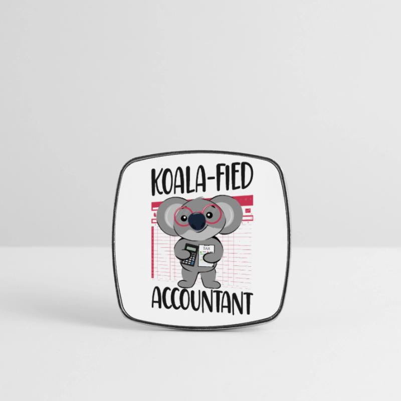 Comptable Comptable Comptable Comptabilité Magnet carré