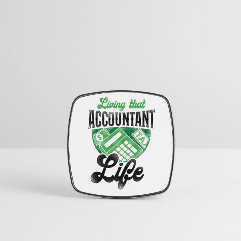 Comptable Comptable Comptable Comptabilité Magnet carré