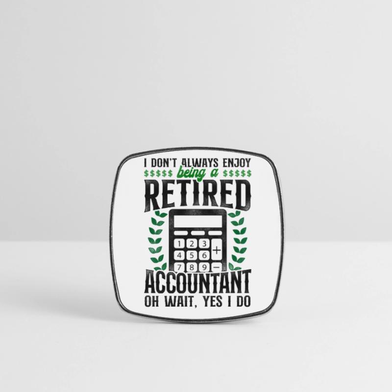 Comptable Comptable Comptable Comptabilité Magnet carré