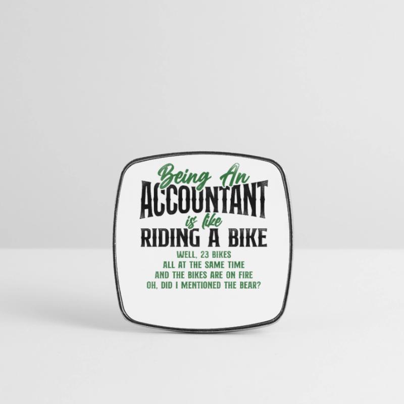 Comptable Comptable Comptable Comptabilité Magnet carré