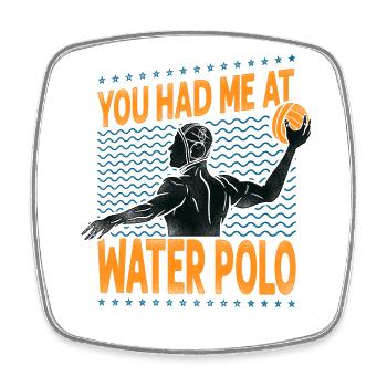 Water Polo Girl Vintage You Had Me - Viereckiger Kühlschrankmagnet - Weiß - Vorne