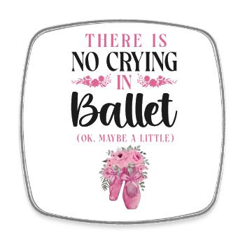 Ballet Dancer Dance Girl Ballerina - Square fridge magnet - white - Front