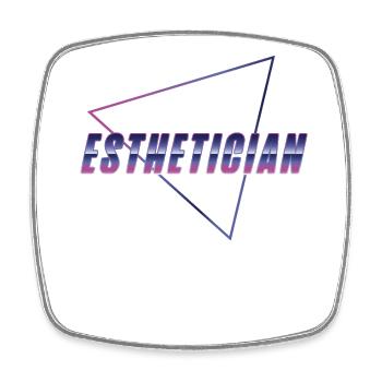 Cute Licensed Esthetician Skincare - Viereckiger Kühlschrankmagnet - Weiß - Vorne