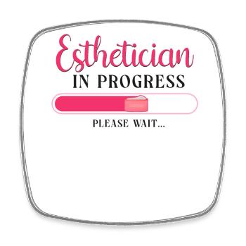 Cute Licensed Esthetician Skincare - Viereckiger Kühlschrankmagnet - Weiß - Vorne