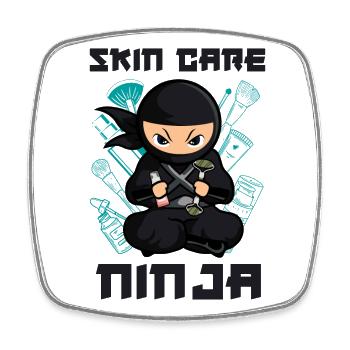 Cute Esthetician Skincare - Square fridge magnet - white - Front