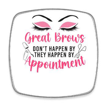 Licensed Esthetician Beautician - Square fridge magnet - white - Front