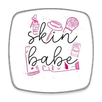 Cute Licensed Esthetician Skincare - Viereckiger Kühlschrankmagnet - Weiß - Vorne