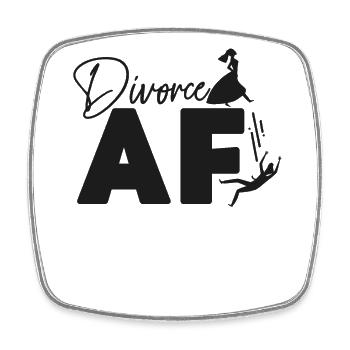 Happy Divorce Party Divorce Af - Magnet carré - blanc - Devant