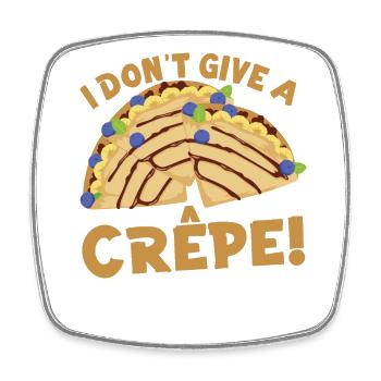 Pancake Lover Kids Pun I Don't - Viereckiger Kühlschrankmagnet - Weiß - Vorne