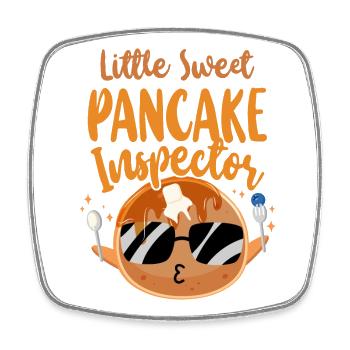 Pancake Lover Kids Little Sweet - Viereckiger Kühlschrankmagnet - Weiß - Vorne