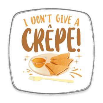 Pancake Lover Kids Pun I Don't - Viereckiger Kühlschrankmagnet - Weiß - Vorne