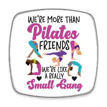 Instructeur de Pilates Professeur Amis - Magnet carré - blanc - Devant