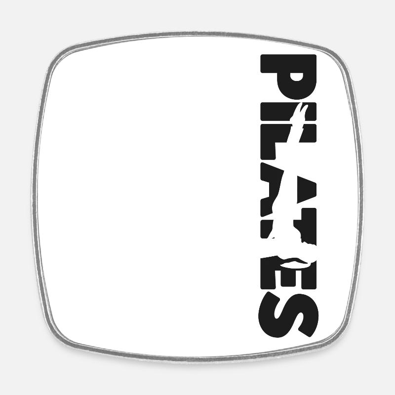 Pilates Instructor Teacher Pilates - Square fridge magnet - white