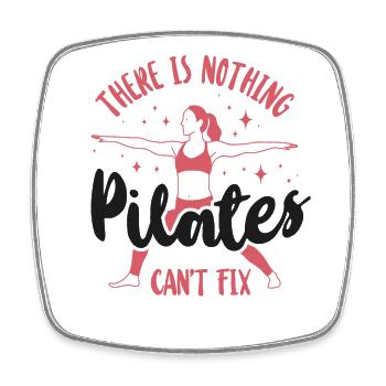 Pilates Instructor Teacher There - Square fridge magnet - white - Front