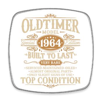 Vintage 1964 Vintage né cadeau d’anniversaire - Magnet carré - blanc - Devant