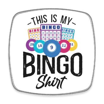 Bingo Player This Is My Bingo - Square fridge magnet - white - Front
