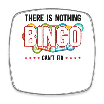 Bingo Player There Is Nothing A - Square fridge magnet - white - Front