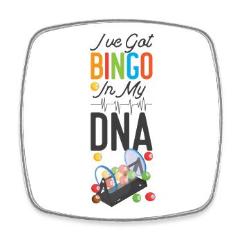 Bingo Player I've Got Bingo In My - Square fridge magnet - white - Front