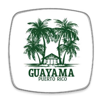 Guayama Puerto Rico - Square fridge magnet - white - Front