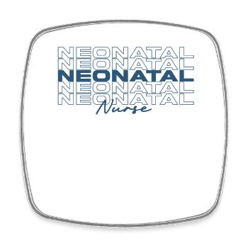 Nursing Neonatal Nurse Medical Nurses Stylish - Square fridge magnet - white - Front