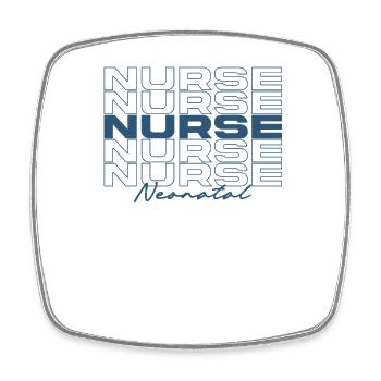 Nursing Neonatal Nurse Medical Nurses Stylish - Square fridge magnet - white - Front