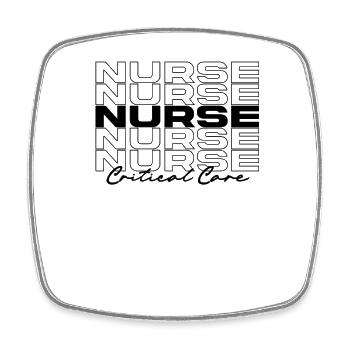 Critical Care Nurse Medical Nurses Stylish - Square fridge magnet - white - Front