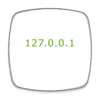 theres no place like home Code programmieren Admin - Viereckiger Kühlschrankmagnet - Weiß - Vorne
