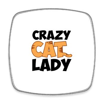 Cats Cat Lover Cat Lover Pet Cat Hangover - Square fridge magnet - white - Front