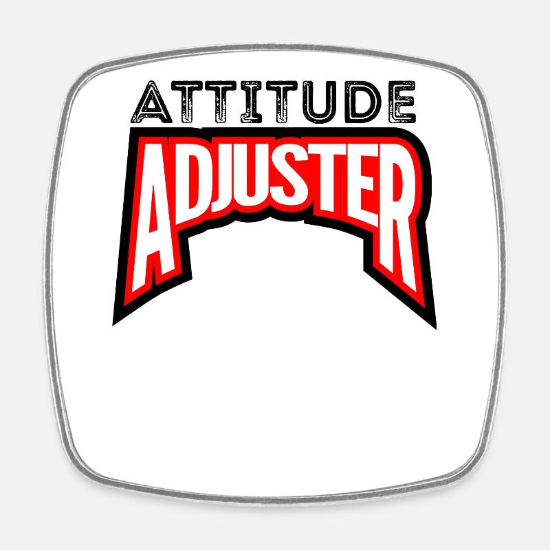 Ajusteur d'Attitude - Magnet carré - blanc