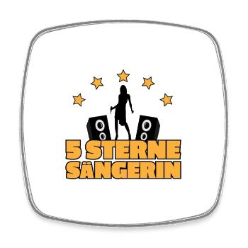 Sänger Sängerin singen Gesang Geschenk Weihnachten - Viereckiger Kühlschrankmagnet - Weiß - Vorne