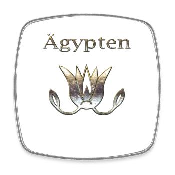 Ägypten 42 - Viereckiger Kühlschrankmagnet - Weiß - Vorne