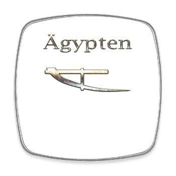 Ägypten 67 - Viereckiger Kühlschrankmagnet - Weiß - Vorne
