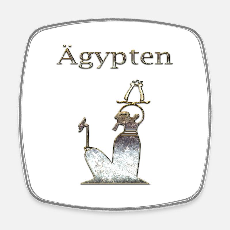Egypte 74 - Magnet carré - blanc