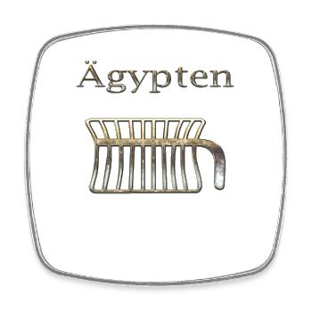 Ägypten 76 - Viereckiger Kühlschrankmagnet - Weiß - Vorne