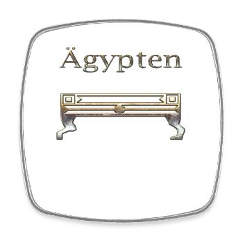 Ägypten 91 - Viereckiger Kühlschrankmagnet - Weiß - Vorne