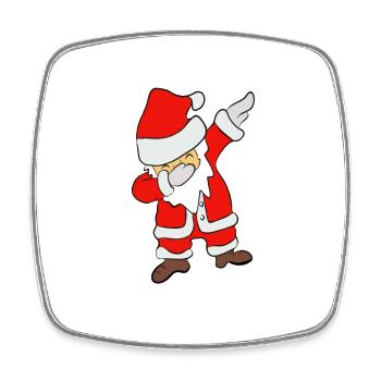 Dabbing Dancing Nicholas - Square fridge magnet - white - Front