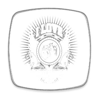 I Love Photography Wing Emblem - Square fridge magnet - white - Front