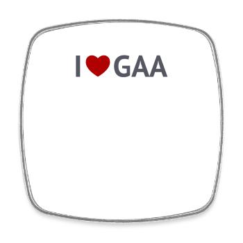 Amazing GAA Themed Gifts for GAA Lovers - Square fridge magnet - white - Front