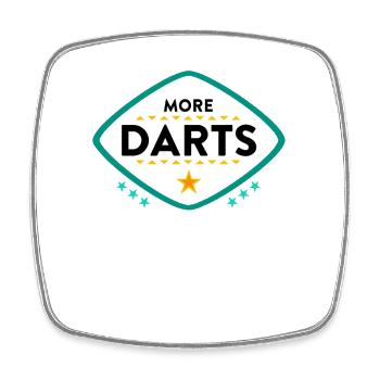 Darts - Square fridge magnet - white - Front