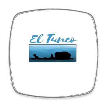 El Salvador San Salvador El Turco - Viereckiger Kühlschrankmagnet - Weiß - Vorne