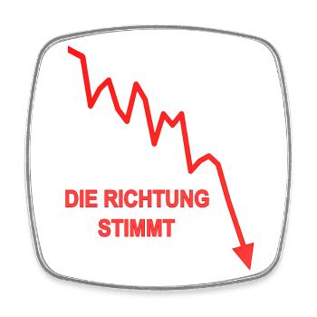 the direction is correct, spö, the red politics, red - Square fridge magnet - white - Front