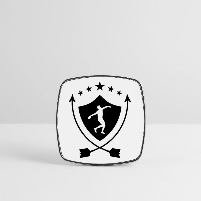 Discus Thrower Diskuswurf Lancer de Disque Diskos Square fridge magnet