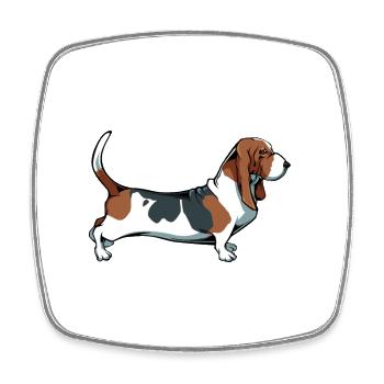 Beagle Love and Three Others - Square fridge magnet - white - Front