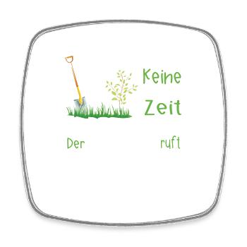 Garten Gärtner Gartenarbeit Geschenk - Viereckiger Kühlschrankmagnet - Weiß - Vorne